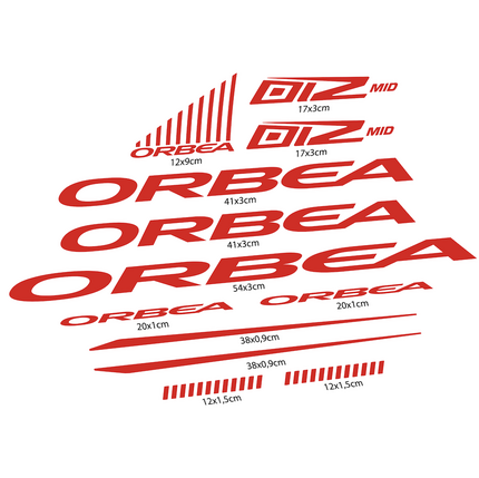 Pegatinas para Orbea cuadro bici en vinilo adhesivo vinilo adhesivo stickers decals graphics calcas vinilos vinyl