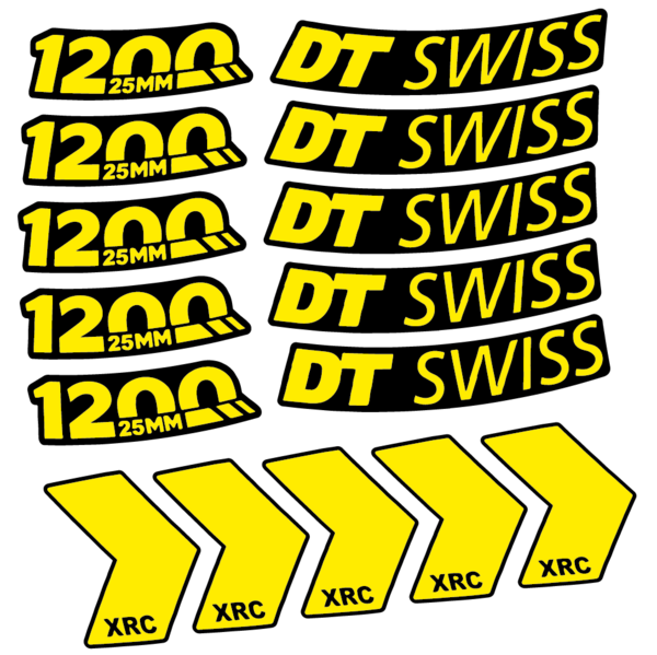 DT Swiss XRC 1200 25mm Pegatinas en vinilo adhesivo Llantas MTB