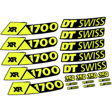 Pegatinas en vinilo adhesivo compatibles con DT Swiss XR 1700 2021, 2022, 2023, 2024 y 2025 – Adhesivos resistentes llantas MTB