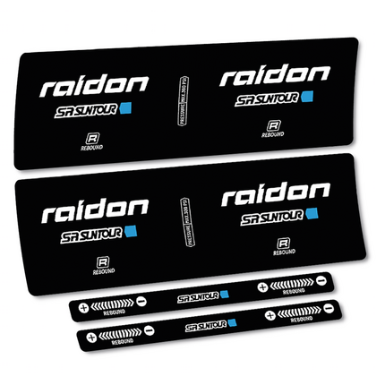 Pegatinas para SR Suntour Raidon R 2020 Amortiguador en vinilo adhesivo vinilo adhesivo stickers decals graphics calcas vinilos vinyl