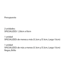 Pegatinas en vinilo adhesivo compatibles con Cuadro Specialized