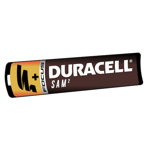 Focus Duracell Pegatinas en vinilo adhesivo batería