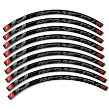 Fulcrum Red Metal 5 Disc Pegatinas en vinilo adhesivo Llanta MTB