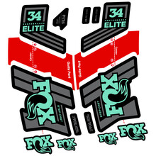 Fox 34 Performance Elite 2019-20 Pegatinas en vinilo adhesivo Horquilla