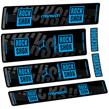 Pegatinas para Amortiguador Rockshox Monarch RT3 2022 en vinilo adhesivo stickers graphics calcas adesivi autocollants