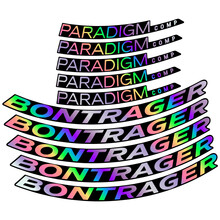 Bontrager Paradigm Comp TLR Disc 2022 perfil 22 Pegatinas en vinilo adhesivo Llantas Carretera