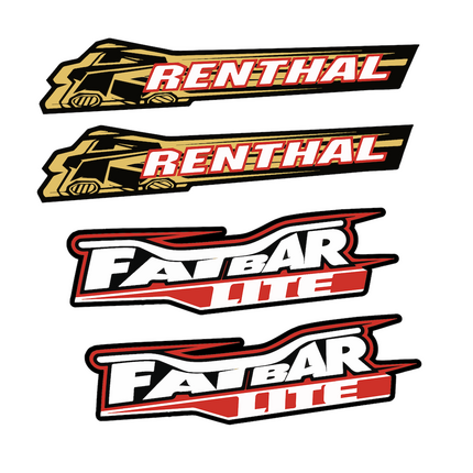 Pegatinas para Renthal Fatbar Manillar en vinilo adhesivo stickers graphics calcas adesivi autocollants