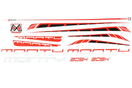 Pegatinas para Cuadro Monty 205K 2015 en vinilo adhesivo stickers graphics calcas adesivi autocollants