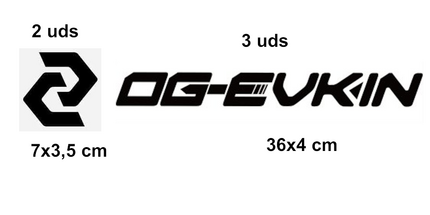 Pegatinas para Cuadro OG-Evkin en vinilo adhesivo stickers graphics calcas adesivi autocollants