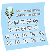 Orbea Lagos de Enol Pegatinas en vinilo adhesivo Bici Clásica