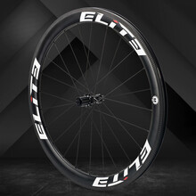 Elite FLR Carbon perfil 40 + 50 mm Pegatinas en vinilo adhesivo Llanta Carretera
