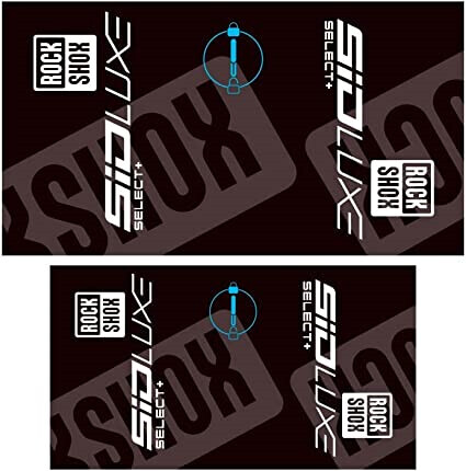 Pegatinas para Amortiguador Rock Shox SidLuxe Select Plus 2021 en vinilo adhesivo stickers graphics calcas adesivi autocollants