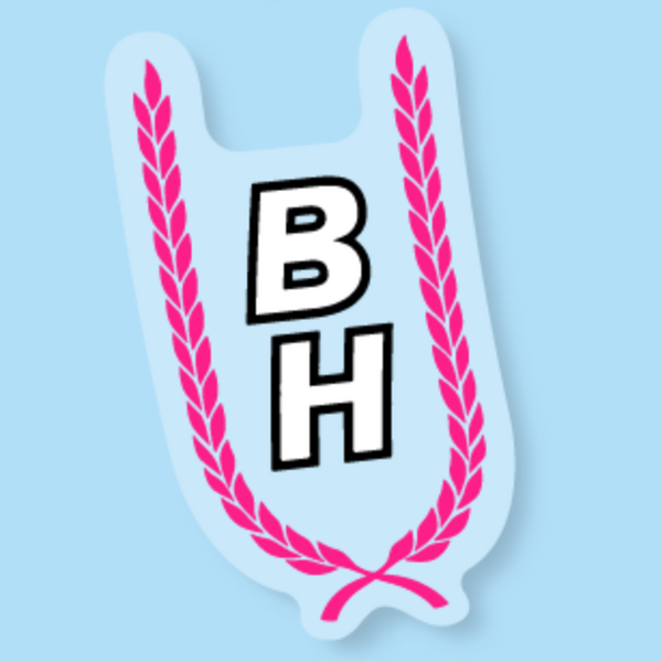 Logo Frontal BH California Pegatinas en vinilo adhesivo Bici Clásica