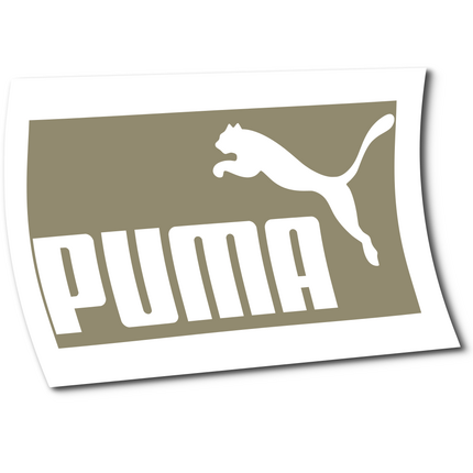 Pegatinas para Máscara Negativo Logo Puma en vinilo adhesivo