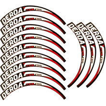Deroa FCR 50 Pegatinas en vinilo adhesivo Llanta Carretera