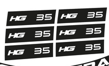 Hollowgram HG 35 Pegatinas en vinilo