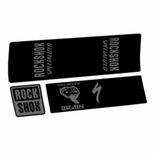 Pegatinas en vinilo adhesivo Compatibles con Amortiguador Rock Shox Specialized Micro Brain 2018