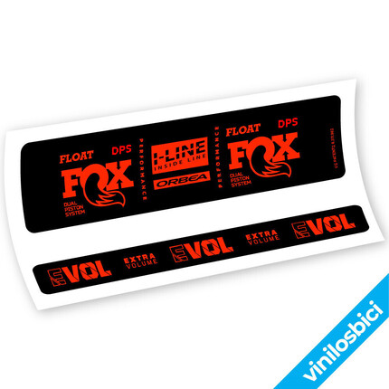 Pegatinas para Amortiguador Fox Float DPS Performance I Line en vinilo adhesivo stickers graphics calcas adesivi autocollants