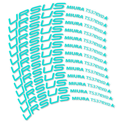 Pegatinas para Llanta Carretera Ursus Miura Ts37 Evo Disc en vinilo adhesivo stickers graphics calcas adesivi autocollants