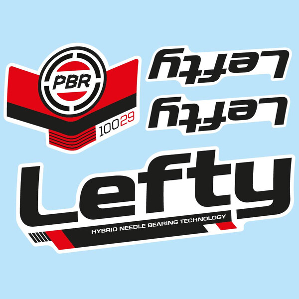 Cannondale Lefty PBR 100 29' 2016 Pegatinas en vinilo adhesivo Horquilla
