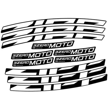 Pegatinas para Llanta MTB Zipp 3Zero Moto en vinilo adhesivo stickers graphics calcas adesivi autocollants