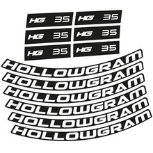 Hollowgram 35 Pegatinas en vinilo adhesivo Llanta Carretera