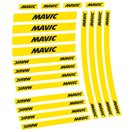 Pegatinas para Llantas y Buje Mavic en vinilo adhesivo stickers graphics calcas adesivi autocollants