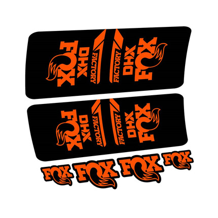 Pegatinas para Amortiguador Fox DHX Factory 2022 en vinilo adhesivo stickers graphics calcas adesivi autocollants