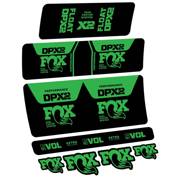 Fox DPX2 Performance 2021 Pegatinas en vinilo adhesivo Amortiguador