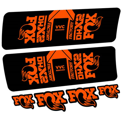 Pegatinas para Amortiguador Fox DHX2 Factory 2021 en vinilo adhesivo stickers graphics calcas adesivi autocollants