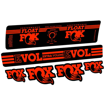 Pegatinas para Amortiguador Fox Float DPS Performance 2016 en vinilo adhesivo stickers graphics calcas adesivi autocollants