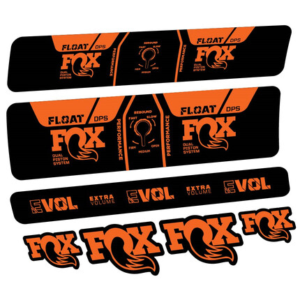 Pegatinas para Amortiguador Fox Float DPS Performance 2021 en vinilo adhesivo stickers graphics calcas adesivi autocollants