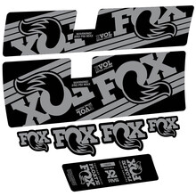 Pegatinas en vinilo adhesivo compatibles con Fox Float X2 Factory 2016–2020 – Adhesivos resistentes para amortiguador MTB