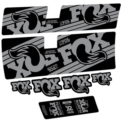 Pegatinas para Amortiguador Fox Float X2 Factory 2016 en vinilo adhesivo stickers graphics calcas adesivi autocollants