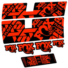Fox Float X2 Factory 2021 Pegatinas en vinilo adhesivo Amortiguador