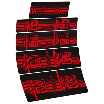Pegatinas para Amortiguador Rock Shox Super Deluxe Ultimate AXS 2023 en vinilo adhesivo stickers graphics calcas adesivi autocollants