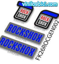 Rock Shox Pegatinas en vinilo adhesivo Horquilla