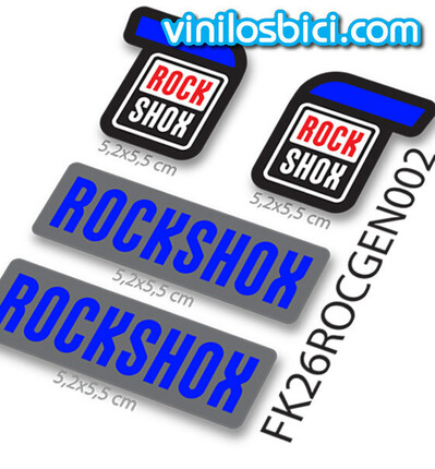Pegatinas para Horquilla Rock Shox en vinilo adhesivo stickers graphics calcas adesivi autocollants