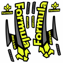 Pegatinas en vinilo adhesivo compatibles con horquilla Formula Selva 2016, 2017, 2018, 2019 y 2020 – Adhesivos resistentes MTB