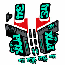 Fox 34 SC Elite 2021 Pegatinas en vinilo adhesivo Horquilla