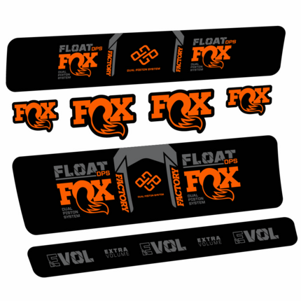 Pegatinas para Amortiguador Fox Float Factory DPS en vinilo adhesivo stickers graphics calcas adesivi autocollants
