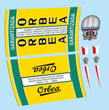 Orbea Pegatinas en vinilo adhesivo Bici Clásica