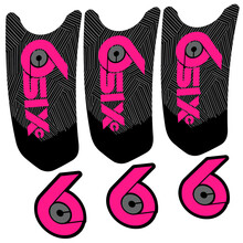 RaceFace SixC Cinch Pegatinas en vinilo adhesivo Bielas