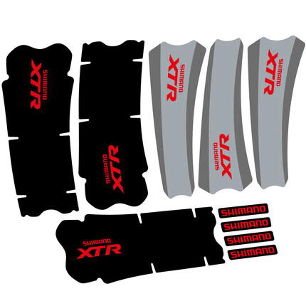Pegatinas para Bielas Shimano XTR M970 en vinilo adhesivo stickers graphics calcas adesivi autocollants
