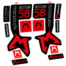 Marzocchi Bomber 58 Pegatinas en vinilo adhesivo Horquilla
