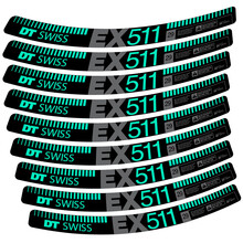 DT Swiss EX 511 Pegatinas en vinilo adhesivo Llanta MTB