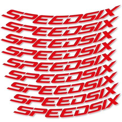 Pegatinas para Llanta MTB Speedsix en vinilo adhesivo stickers graphics calcas adesivi autocollants