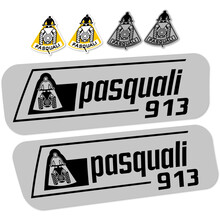 Pasquali 913 Pegatinas en vinilo adhesivo Tractor