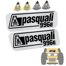 Pasquali 996e Pegatinas en vinilo adhesivo Tractor