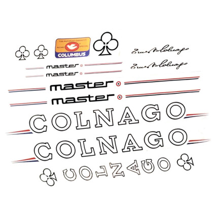 Pegatinas para Bici Clásica Colnago Master en vinilo adhesivo